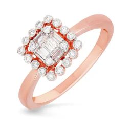 Malabar Gold and Diamonds 18k Rose Gold Diamond Ring-picture-26