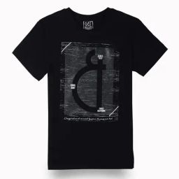 Gini & Jony Boys Black Cotton Graphic T-Shirt-image-10