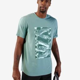 ARTENGO By Decathlon Men Green Regular Fit T-Shirt-27