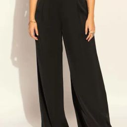 Powersutra Black Plain Trouser-image-129