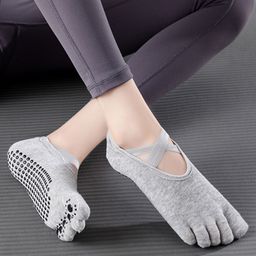 BAESD Women Non-Slip Anti-Skid Ankle Length Yoga Socks-41