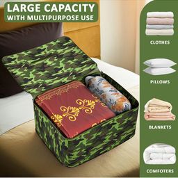 Kuber Industries Green Set of 4 Regular Multi-Utility Organisers image 3
