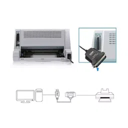 LOTA USB to 36-Pin Parallel Printer Cable Adapter Black 1 m for Printer & Scanner, MST-941-LT image 3