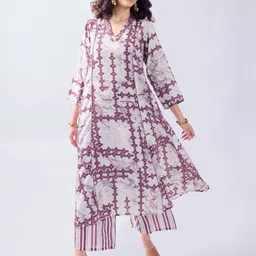 KALINI Print Fit & Flare Midi Dress-19