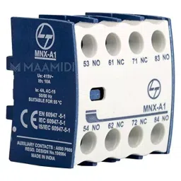 L&T Side Add-On Block 1NO + 1NC Right for MNX 9-40 Contactor, CS94221OOOO-image-78