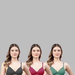 Samvar Multi Cotton Non-Wired Non Padded Minimizer Bra-picture-25