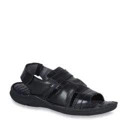 Woodland Men's Black Back Strap Sandals-picture-38