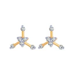 P.C. Chandra Jewellers 18 kt Gold & Diamond Earrings-picture-24