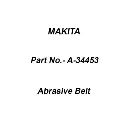 Makita Abrasive Belt Size 9x533 and AA60 Grit for 9032, Part No A-34453-27