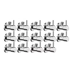 GENERIC Turbo Angle Valve Stainless Steel Chrome Finish Silver, FG096 (Pack of 14)-39