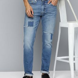 Levis Men Slim Tapered Fit  Heavy Fade Stretchable Jeans-image-16
