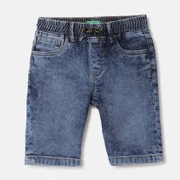 United Colors of Benetton Boys Washed Denim Shorts-image-60