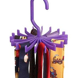 THE QURK BOX 360 DEGREE ROTATING TIE HANGER   PURPLE-18