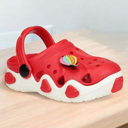 Lil Lollipop Hot Air Balloon Applique Detailed Anti Slip Clogs - Red-image-59