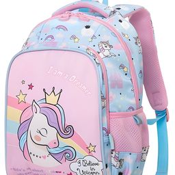 SchoolishUnicorn Dreamer Theme School Bag for Boys and Girls, Zippered /padded and Adjustable Shoulder Strap, Lightweight Children's Travel Bag- Pack of 1- Multicolor-14 Inch-image-15