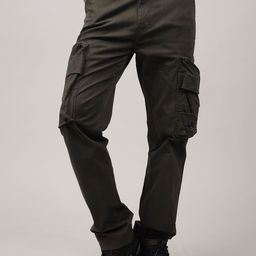 MMXXII Men Relaxed Straight Leg Cotton Cargos-image-61