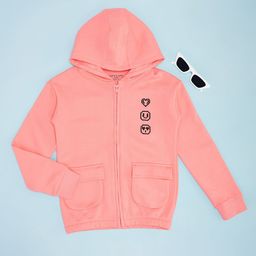Pantaloons Junior Girls Cotton Hooded Sweatshirt-picture-31