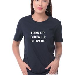 PULP Women Typography Printed Applique T-shirt-image-25