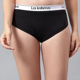 La Intimo Mid-Rise Hipster BriefsLXFUHP01BK-image-72