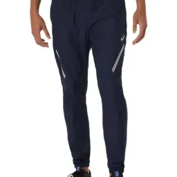 Asics Blue Regular Fit Sports Trackpants-picture-1