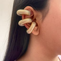 ISHKAARA Contemporary Ear Cuff Earrings-31