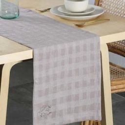 House This Spice Garden Grey 100% Cotton Runner - Set of 1-47