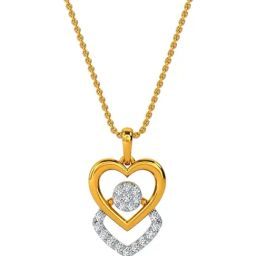Kisna Diamond & Gold Jewellery 14k Oorvi Diamond Pendant-image-46
