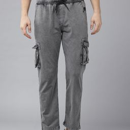 PERFKT-U Men Relaxed Fit Cargo Track Pants-image-22