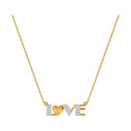 Kisna Diamond & Gold Jewellery 18k Ekiya Diamond Pendant with Chain-image-52
