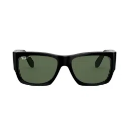 Ray-Ban 0RB2187901/5854 Bottle Green Polarized Nomad Square Sunglasses - 54 mm-14