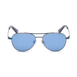 Diesel Blue Pilot Unisex Sunglasses-image-9