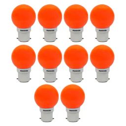 Panasonic 92853RD 0.5W B22 Night Light Spherical LED Bulb - Pack of 10 (Red)-image-33