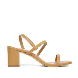 Iconics Women's Beige Sling Back Sandals-image-28