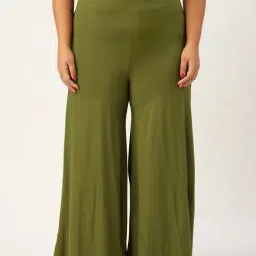 theRebelinme Green High Rise Palazzos-picture-47