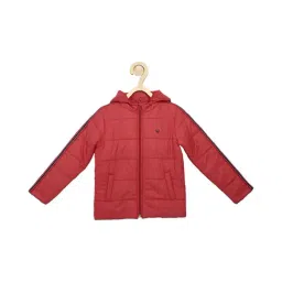 Allen Solly Junior Red Quilted Jacket-image-61