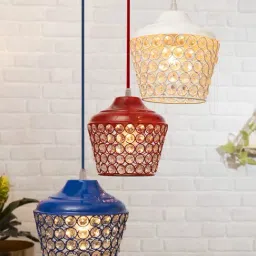 Homesake Multicolor Crystal Pendant Ceiling Light-image-19