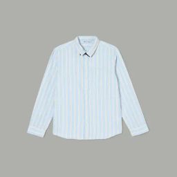 Fame Forever by Lifestyle Boys Blue Cotton Striped Shirt-image-73