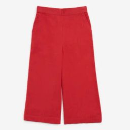Utsa Kids by Westside Red Solid Cotton-Blend Palazzos-image-80