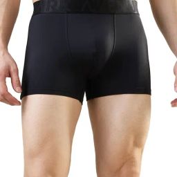 Park Avenue Black Nylon Blend Regular Fit Solid Trunks-picture-28