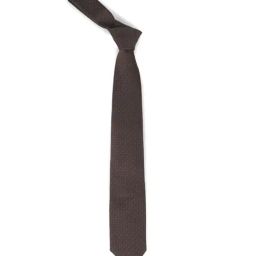Louis Philippe Brown Printed Tie-43