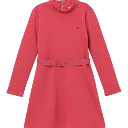 TOMMY HILFIGER Heritage Pink Solid Extra Slim Fit Dress-picture-17