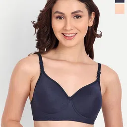 Liigne Pack Of 2 Full Coverage Lightly Padded Everyday Bra - All Day Comfort-13