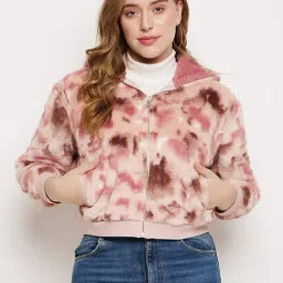 MADAME Pink Printed Sweatshirt-image-99