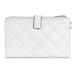Guess White Textured Laurel Wallet image 2