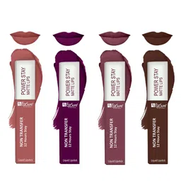 ForSure Set Of 4 Power Stay Liquid Lipstick 5 ml Each - Shade 03, 16, 21, 23-15