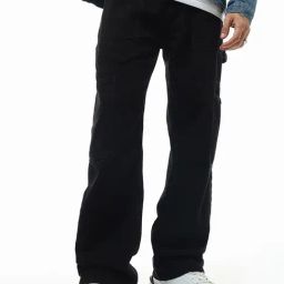 Bewakoof Black Straight Fit Solid Jeans-image-23