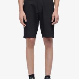 Rare Rabbit Black Relaxed Fit Solid Shorts-image-84