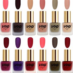 VOLO Set Of 12 Velvet Matte Nail Polish - 8 ml Each-image-73