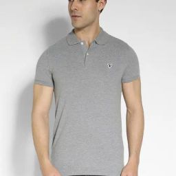 American Eagle Outfitters Grey Slim Fit Polo T-Shirt-image-29