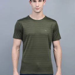 Force NXT Olive Regular Fit Sports T-Shirt-image-9